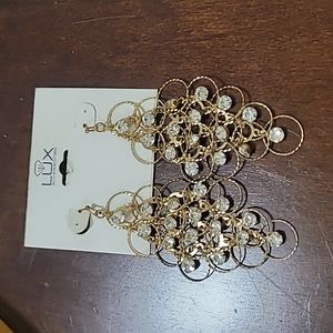 Gold earrings